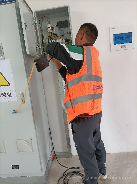 广州南沙区榄核镇水闸,监控系统光纤熔接