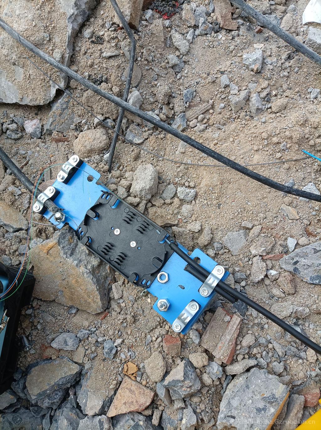 广州番禺区汉溪奥园广场工场,断纤熔接