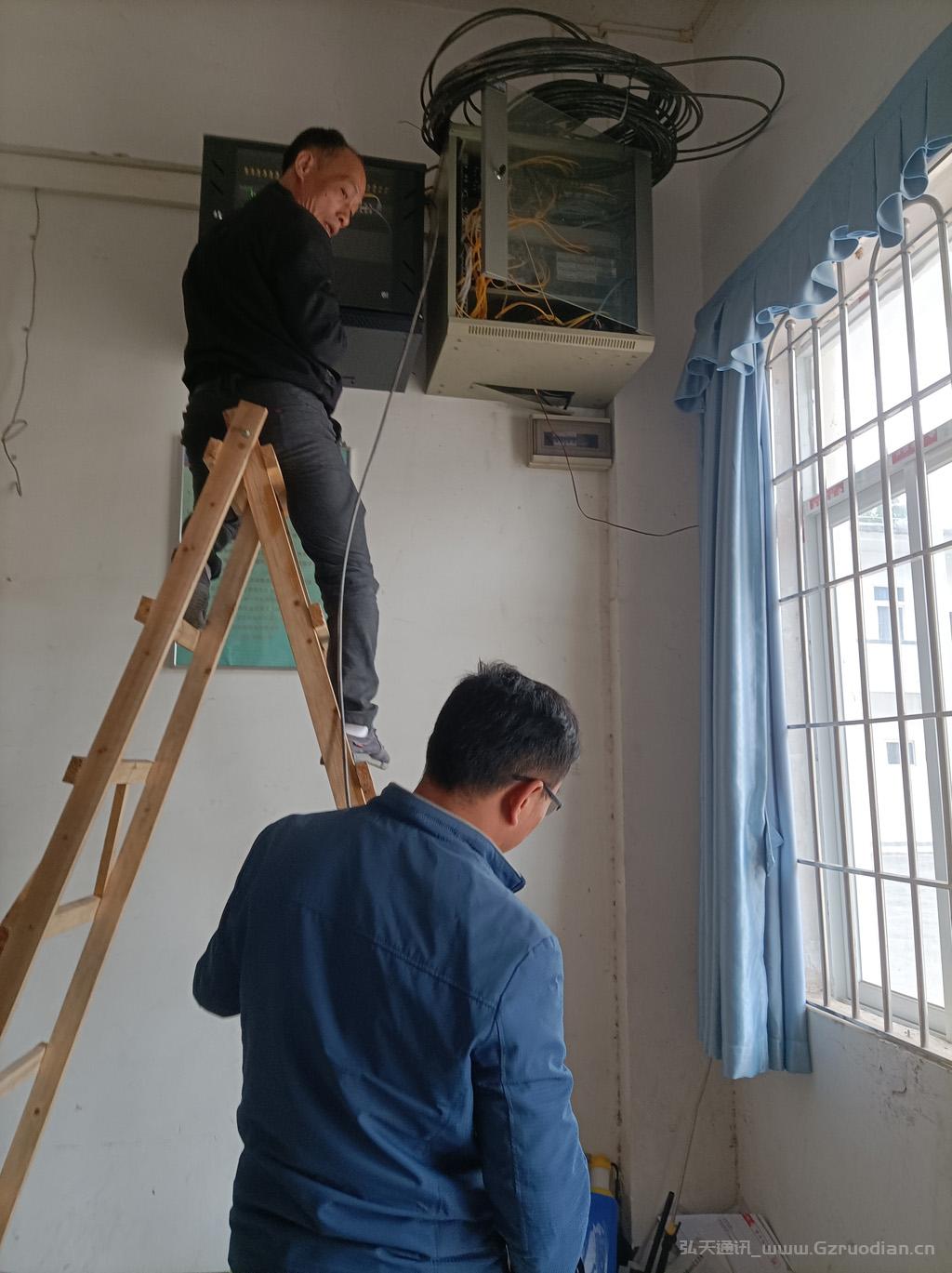 广州白云区云海大厦,监控系统光纤熔接