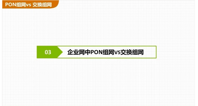 交换机组网与PON组网哪个好?
