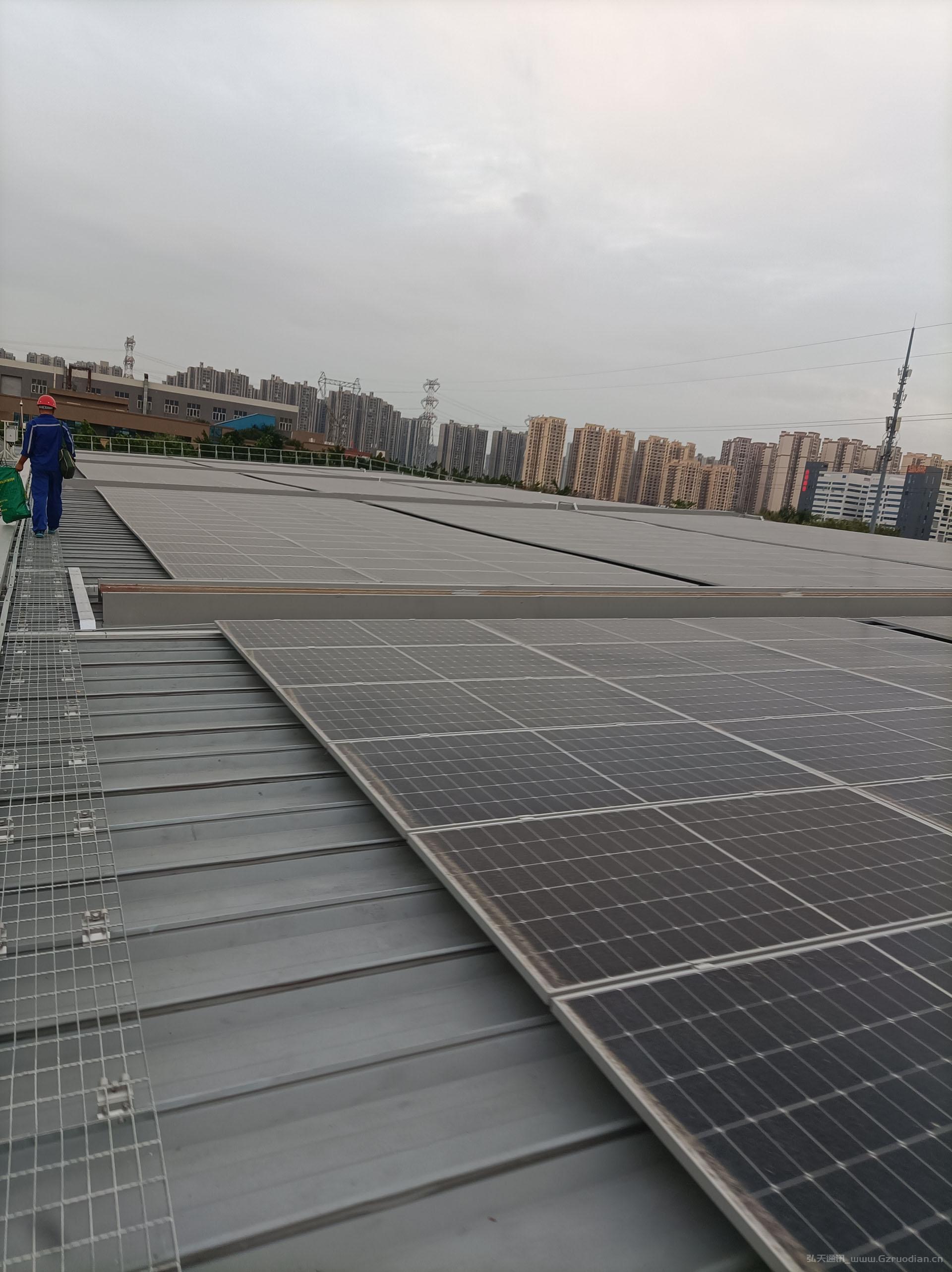 佛山市容桂区宝钢制罐光伏监控,环网组网光纤熔接