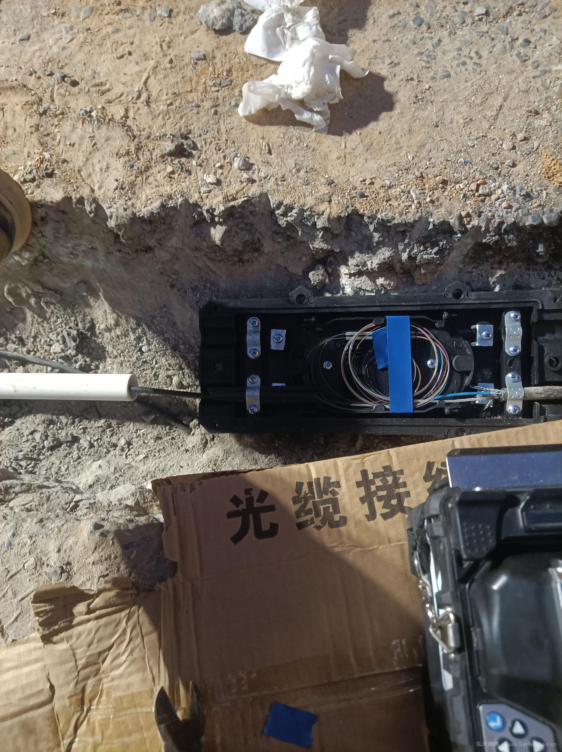 广州市番禺区监狱路段,监狱监控光纤断裂修复熔接